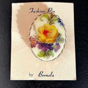 Vintage BernalaFloral Fashion Pin
